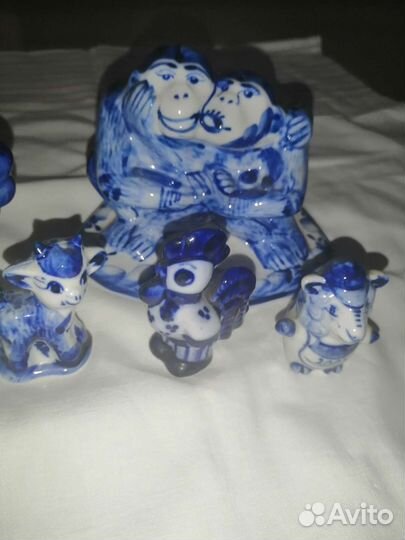 Посуда СССР гжель