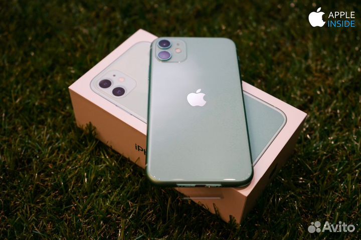 iPhone 11 64 гб зеленый