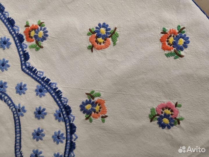 Скатерть ручная вышивка