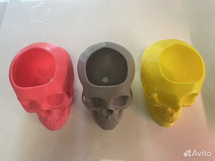 Ваза декоративная Череп