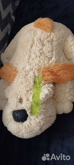 Большая мягкая игрушка собака