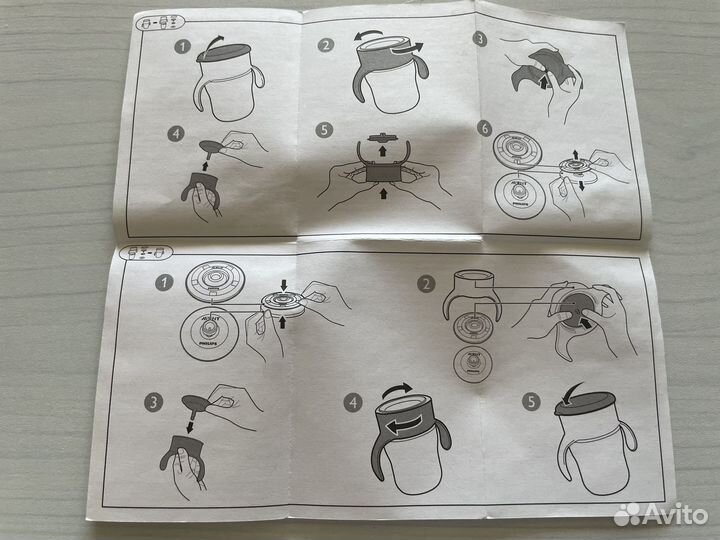 Поильник-непроливайка avent