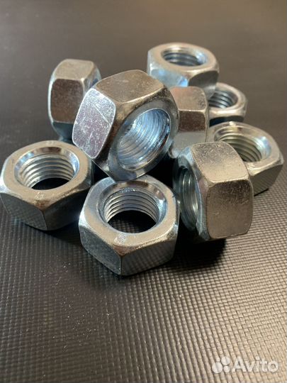 Гайка высокопрочная оцинкованная м27 кл.пр. 8.0 DI