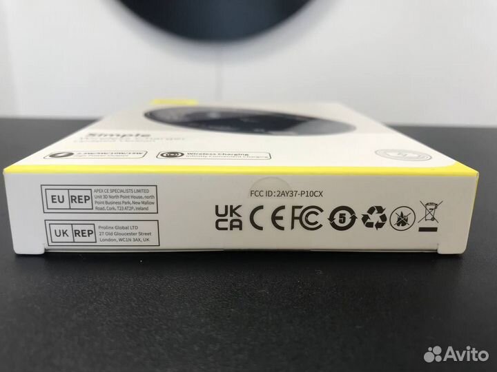 Беспроводное зарядное устройство Baseus Simple