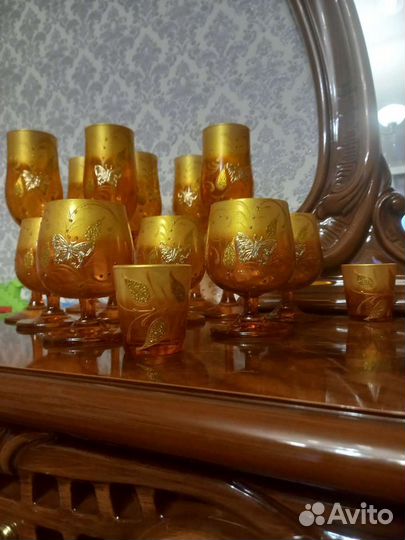 Новый шикарный комплект.хрусталь