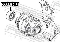 Ролик обводной KIA mohave 2019- 2288-HM 2288-HM