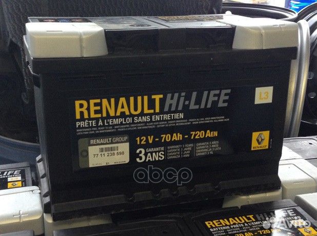 Аккумуляторная батарея 7711238598 renault