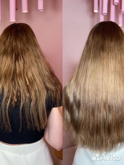 Наращивание волос модель