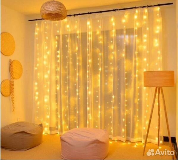 Гирлянда штора