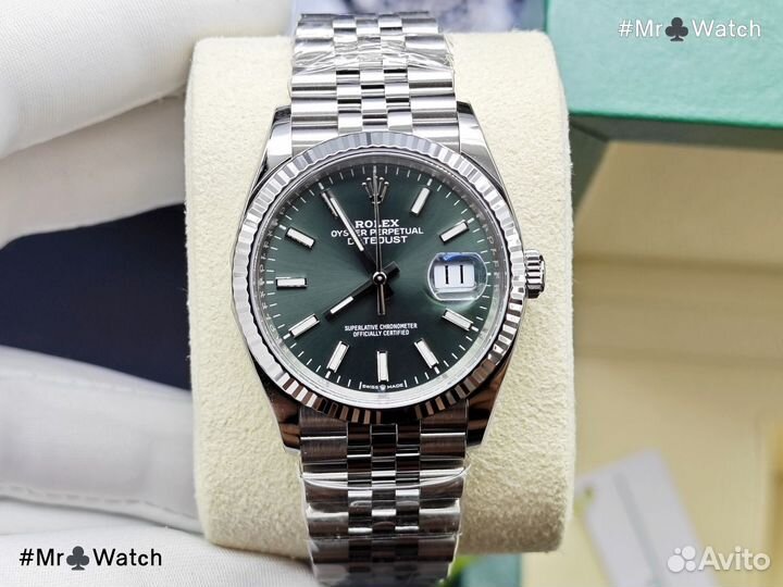 Часы Rolex Datejust 36mm Green