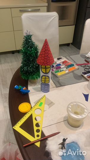 Поделка к новому году в садик или в школу