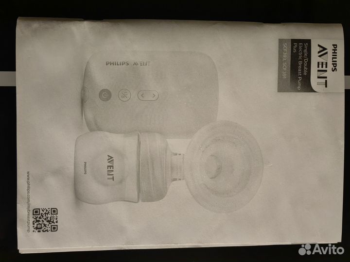 Молокоотсос электрический avent