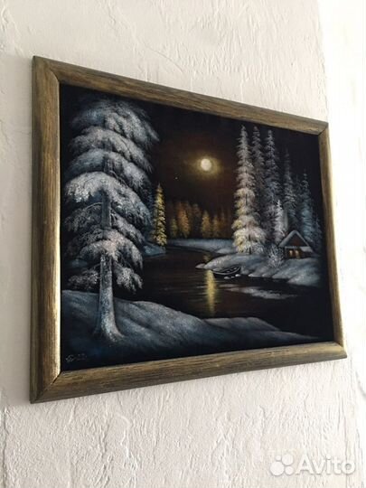 Картина на бархате