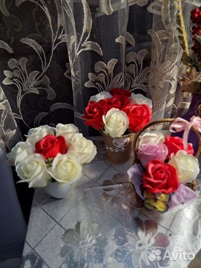 Мыльные букеты