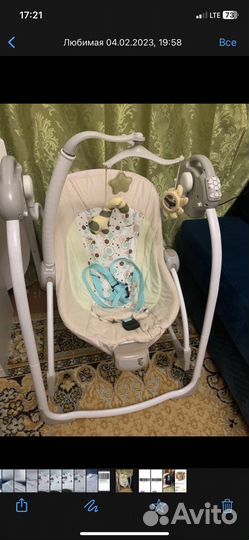 Детские электронные качели
