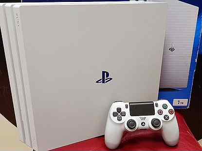 Sony PS4 Pro 1Tb White 7209B (300 игр)