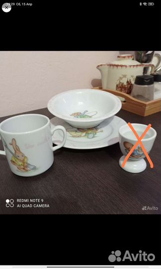 Детский набор посуды, Лимож, Франция