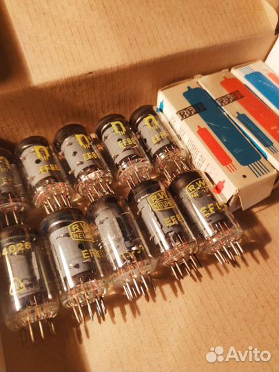 Радиолампы EF, EL, EC