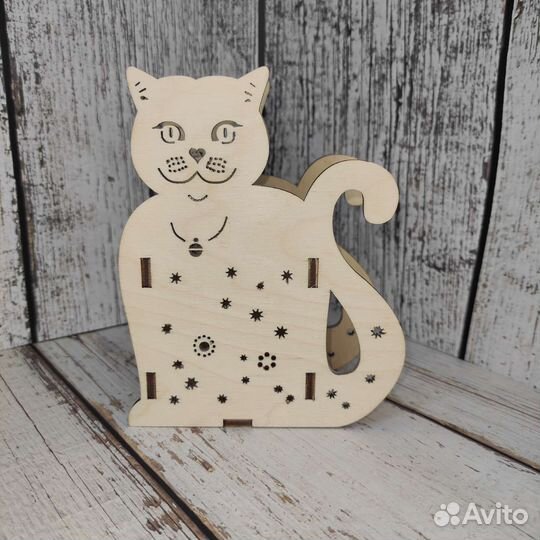 Карандашница кот