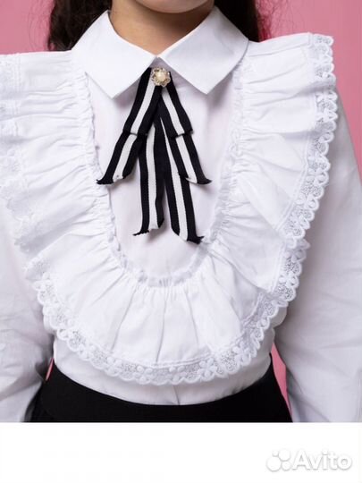 Блузка белая школьная новая