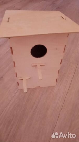 Домик для волнистых попугаев