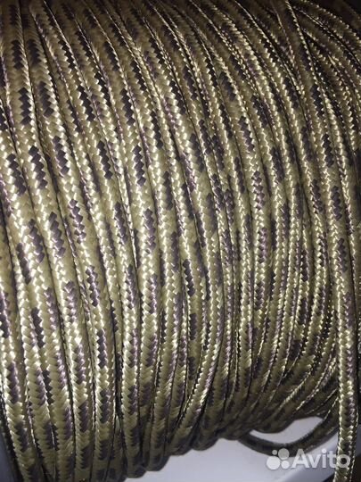 Шнур плетеный, веревка, якорная намотка