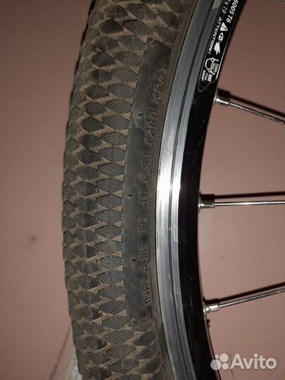 Колесо велосипедное заднее 26