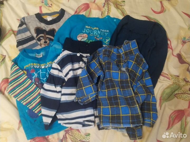 Пакет одежды на мальчика 1-2 года