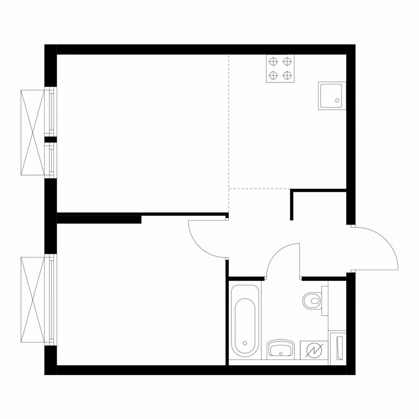 1-к. квартира, 39,6 м², 25/25 эт.