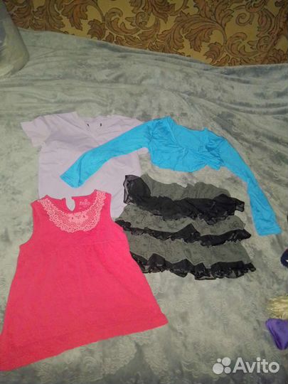 Вещи пакетом для девочки 4-6 лет