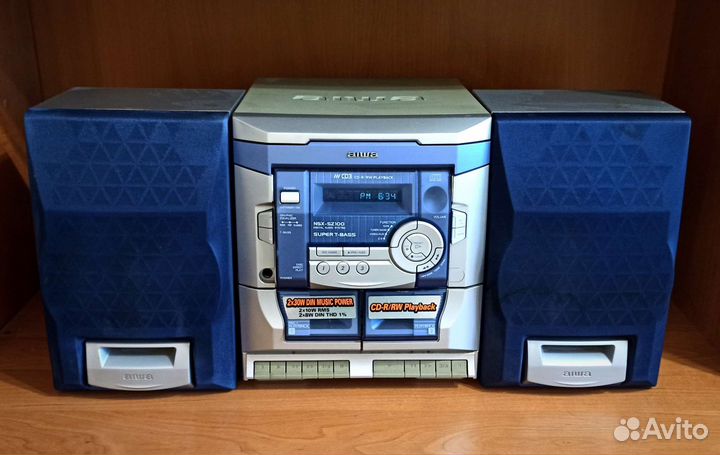 Бронь Музыкальный центр aiwa 3 диска радио aux