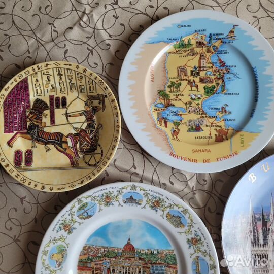 Тарелки настенные из разных стран