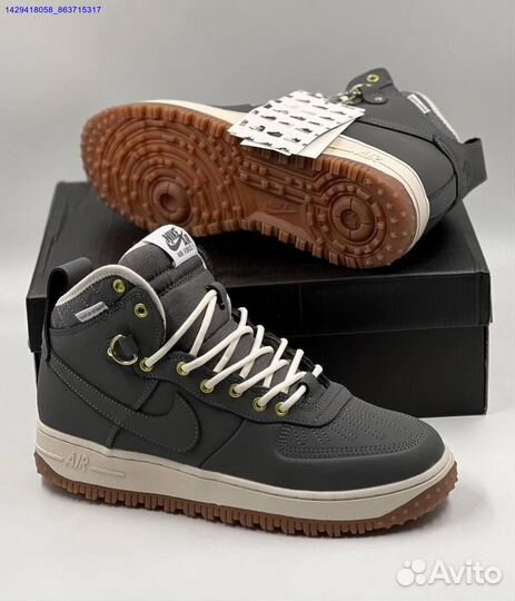 Кроссовки Nike Air Force 1 Duckboot (с мехом) (Арт.33609)