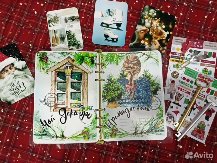 Декабрьский дневник в силиконовой обложке