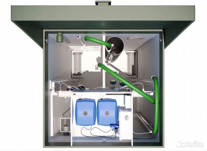 Био Септик от 3 человек под ключ Рассрочка SE-48069