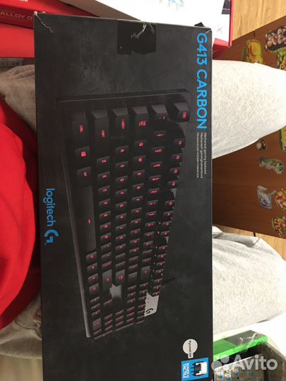 Клавиатура logitech g413 carbon