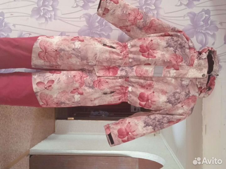 Зимний комбинезон для девочки 122 128