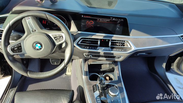 Комплект EVA ковриков на BMW X7 с бортами