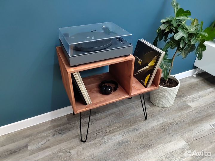 Стойка, тумба, по проигрыватель и пластинки