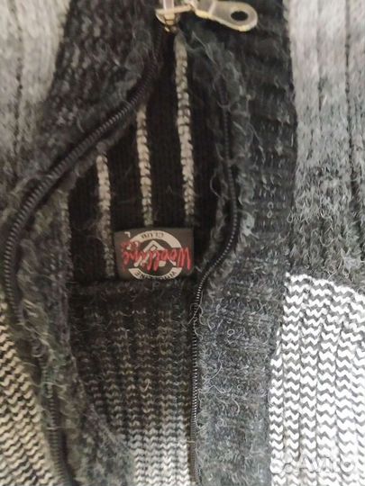 Кофта мужская очень тёплая с шерстью 48 размер