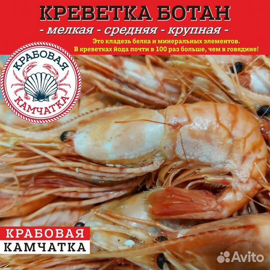 Креветки в ассортименте