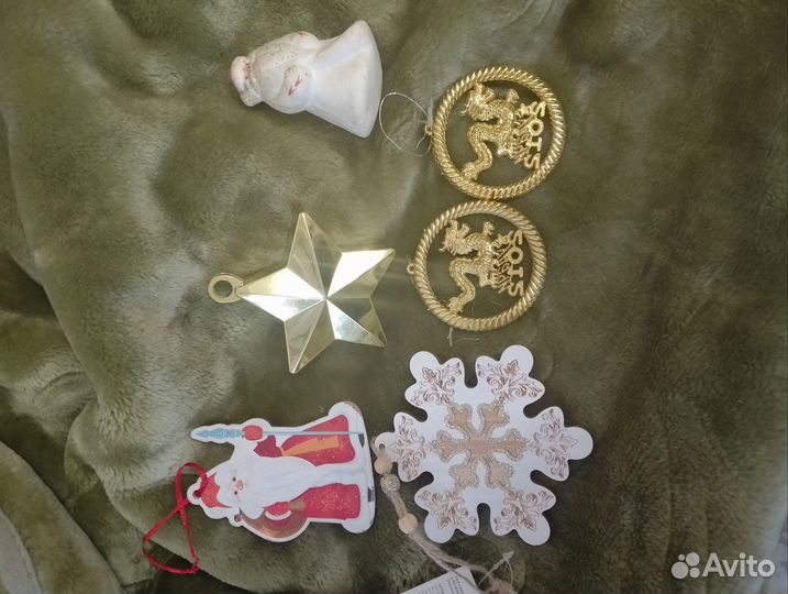 Ëлочные игрушки СССР советские