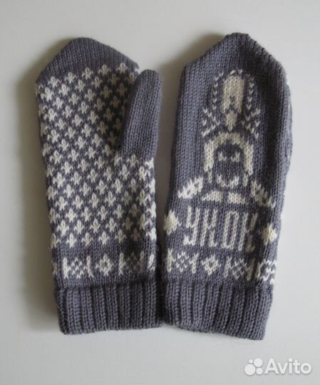 Варежки вязаные укок для Тамары