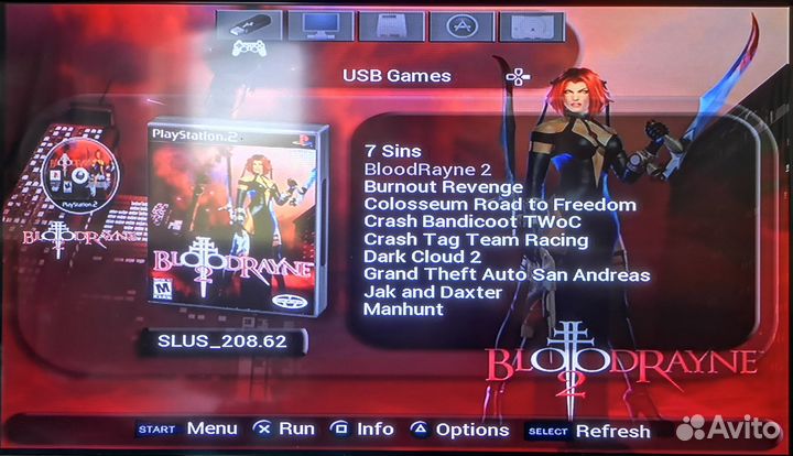 PlayStation 2 Slim Прошитая + 30 игр на флешке