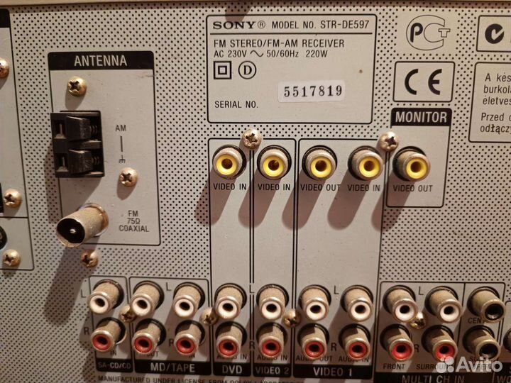 Av ресивер sony