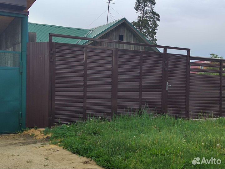 Откатные ворота под ключ