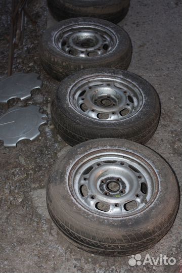 Диски штампованые R14 4x100 VW Passat B3 3шт и кол