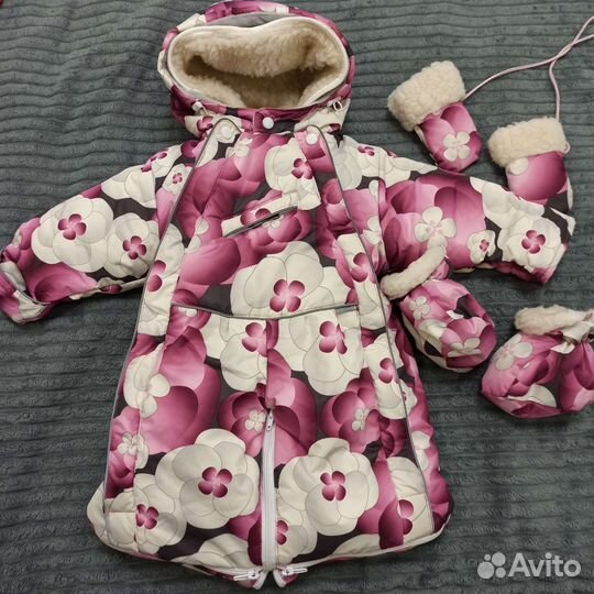 Зимний комбинезон для девочки