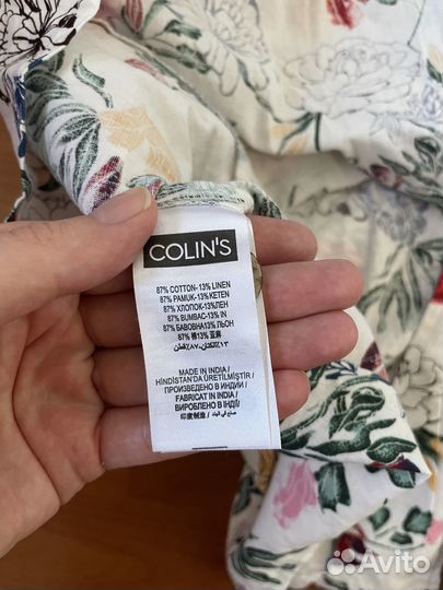 Сарафан платье в цветочек цветы colins