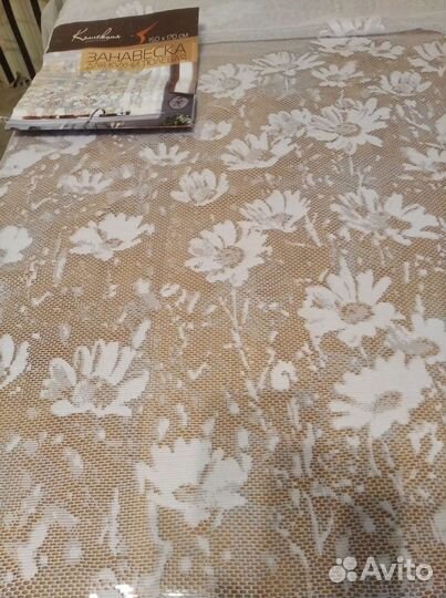 Занавеска тюлевая для кухни